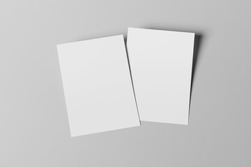 Naklejka premium Blank A4 Flyer