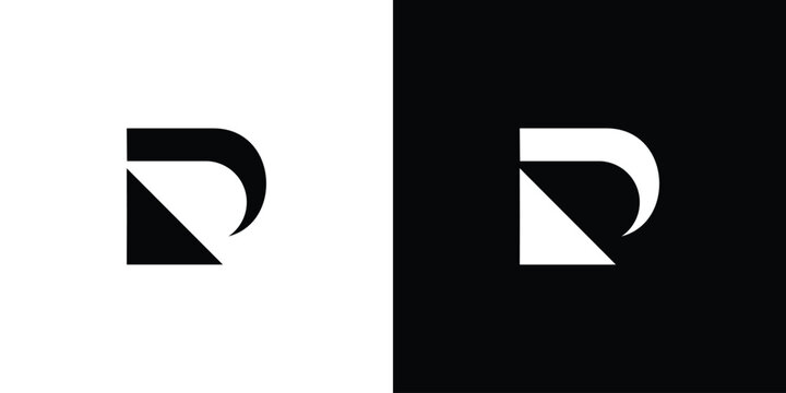 Strong and modern letter P initials logo design