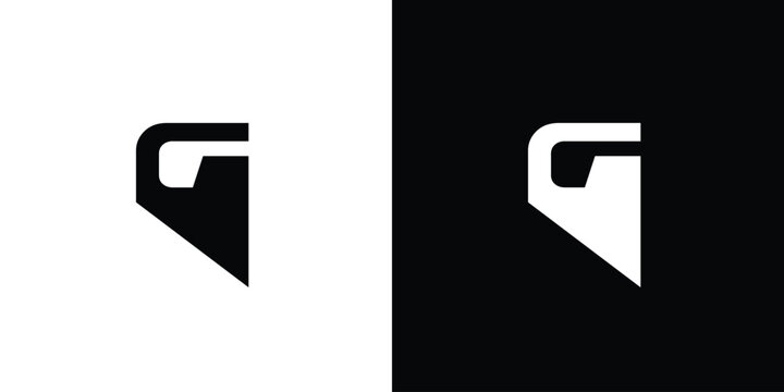 Strong and unique letter G initials logo design