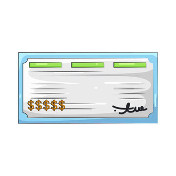 Illustration of a Bank Check