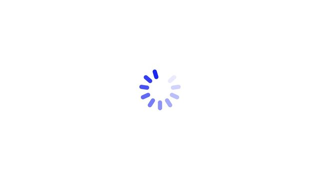 Loading screen icon with circular progress bar and text animation.