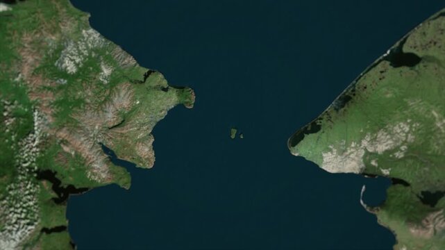 Bering Strait on the World Map, Strategic Location and Full Details Animation