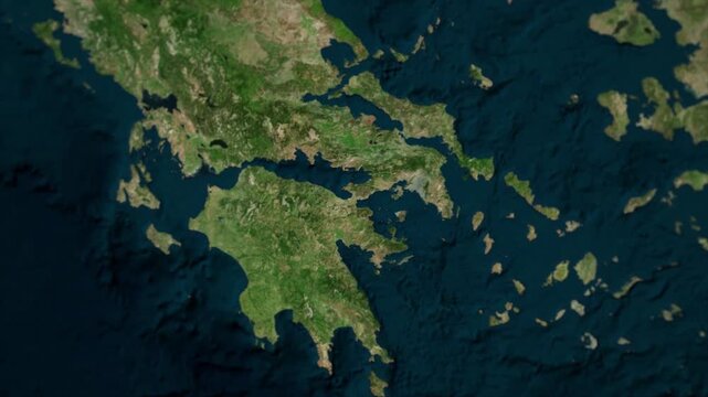 Corinth Canal on the World Map, Strategic Location and Full Details Animation