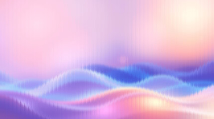 Naklejka premium Abstract gradient background with wavy lines for web design and social media, pastel colors