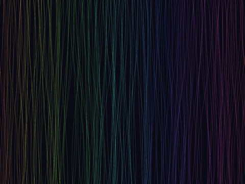 Chromatic Fiber Optic Strands Rainbow Abstract Background