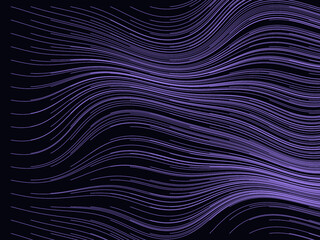 Obraz premium Iron Filing Field Lines Abstract Elegant Pattern Background