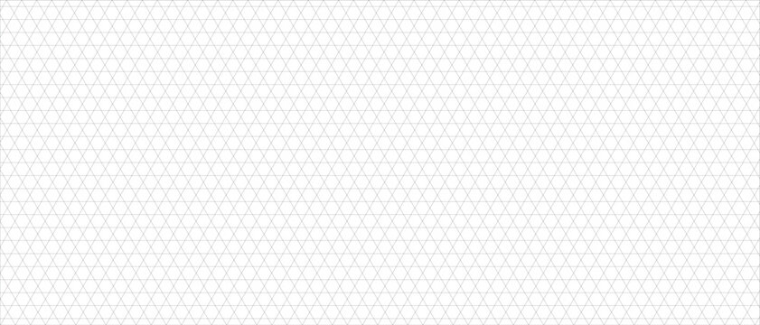 Seamless Isometric Triangle Grid Pattern &mdash; Geometric Line Background