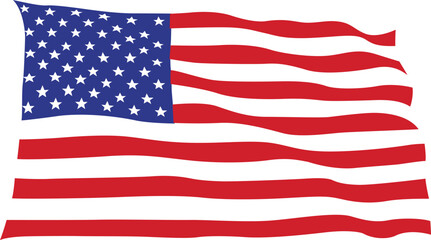 Obraz premium flag of usa