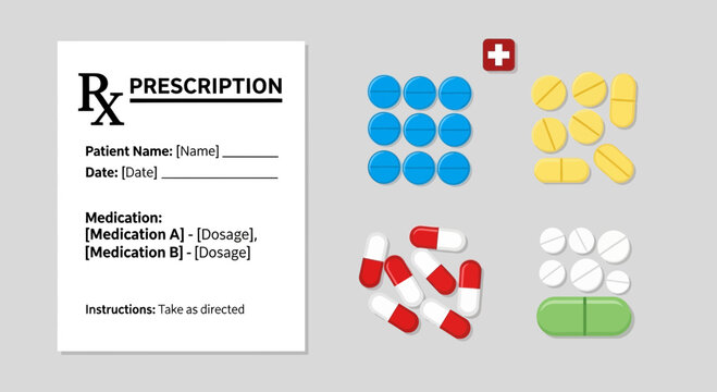 Pills and Prescription Medicine.