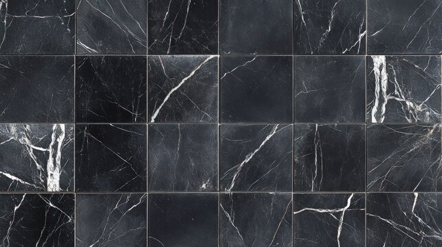 black marble tile floor seamless pattern luxury dark stone texture