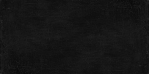 Fototapeta premium Dark Black Grunge Concrete Texture Background, High Quality Abstract Cement Wall Surface for Backdrop and Interior Design