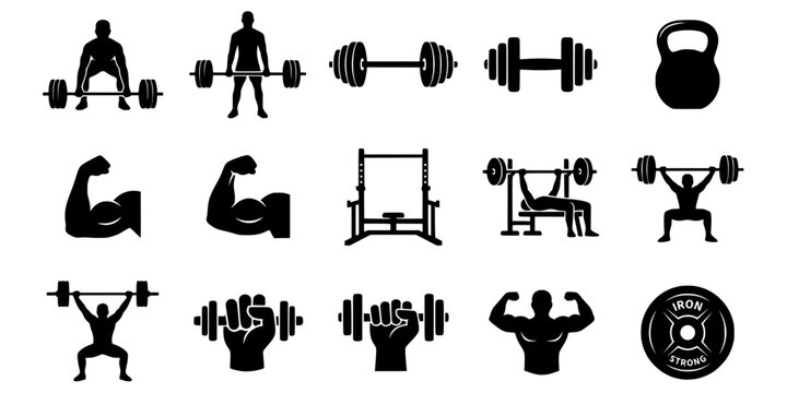 Weightlifting Deadlift Bodybuilder Silhouette