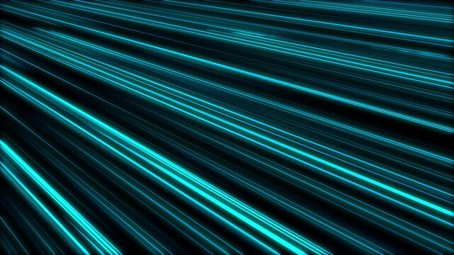 Abstract futuristic blue speed light streaks motion background Loop 4K