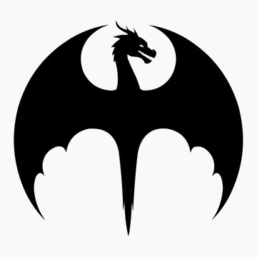 A black and white tribal tattoo illustration of a halloween pumpkin head silhouette featuring a cat and dragon art design as a decorative nature symbol