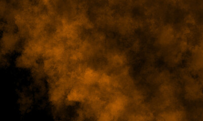 Fototapeta premium Abstract Dusty Fog Background With Burning Orange Smoke Overlay