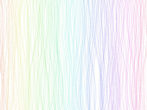 Chromatic Fiber Optic Strands Rainbow Abstract Background