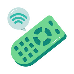 Modern design icon of smart remote © Vectorslab