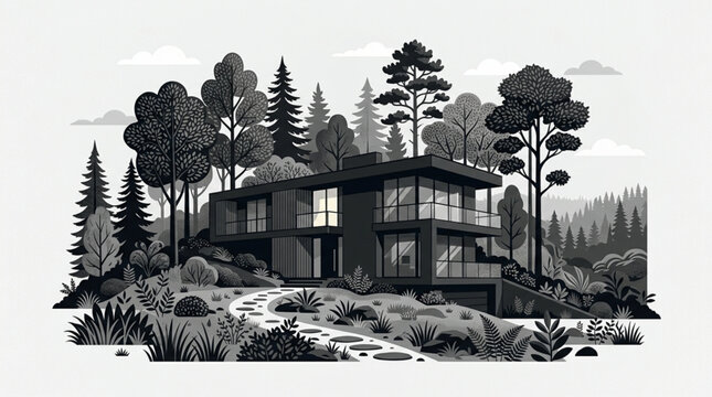 old house in the forest