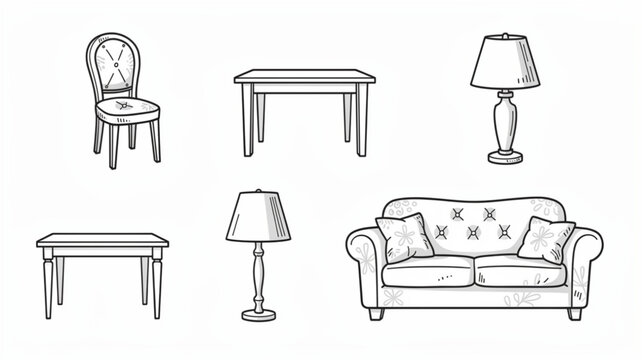 Furniture includes a sofa and chair.