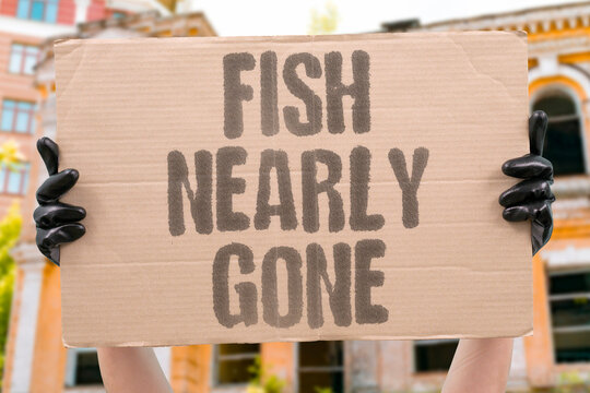 "Fish Nearly Gone" Commercial overfishing has driven multiple species close to commercial extinction. COMMERCIAL. OVERFISHING. MULTIPLE. SPECIES. EXTINCTION.