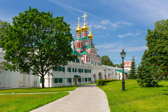 Church of the Assumption of the Holy Virgin. Novodevichy Convent, Moscow, Russia