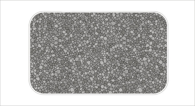 Rounded rectangle cobblestone background texture natural stone blocks surface pattern seamless.