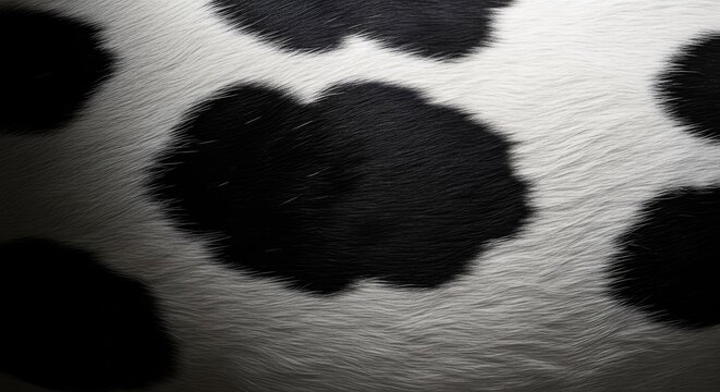 Dalmatian animal print pattern black spots on white fur texture
