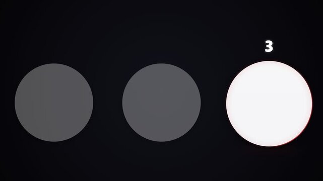 Animated 6-Step Infographic Sequence - Dynamic Numbered List Overlay