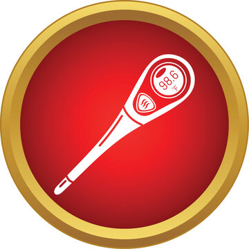 Digital thermometer displaying 98.6 degrees fahrenheit, indicating normal body temperature