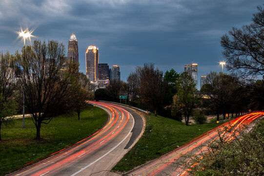 Downtown of Charlotte North Carolina skyline