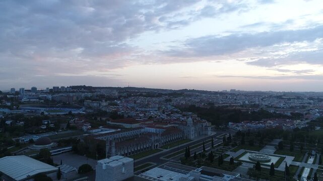 Jeronimos Monastery At Lisbon In Lisbon District Portugal.