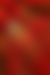Fototapeta premium Red and orange gradient background with small circles and squares pattern texture