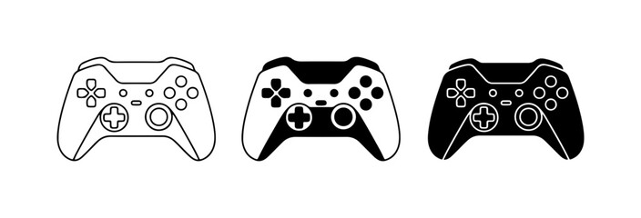 Video Game Controllers, Gaming Joysticks, Console Input Devices, Digital Entertainment Input, Electronic Gamepads, Retro Gaming Gear, Modern Gaming Accessories © Hasanur