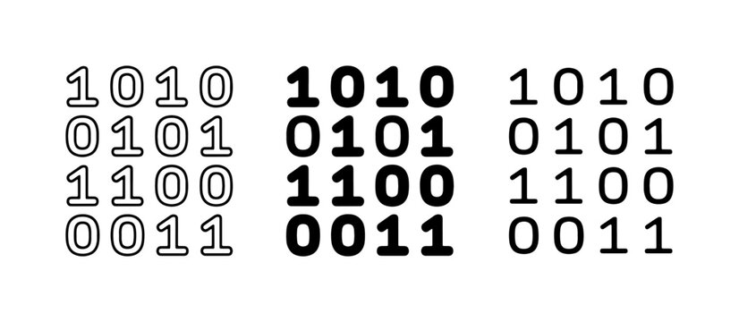 Binary Code Numbers 1010 0101 1100 0011, Digital Data Representation, Computer Science Technology, Abstract Technology Background