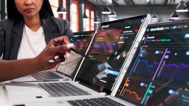 Cybersecurity Experts Collaborate On Laptop