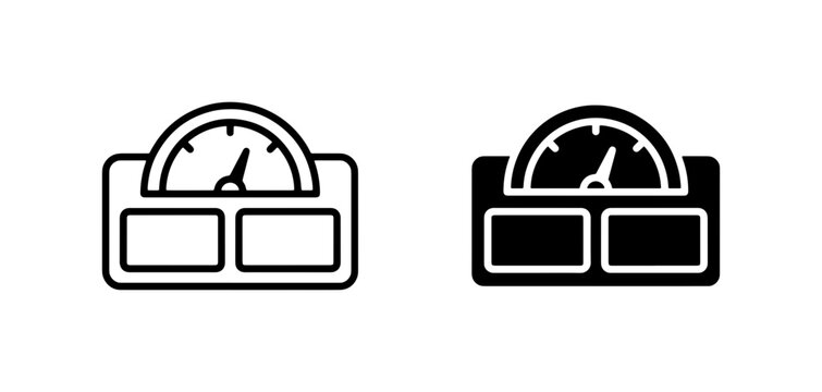 Weight Scale Icons, Health Measurement Tools, Body Mass Index Calculators, Fitness Equipment Symbols, Diet Monitoring Devices, Healthcare Graphics