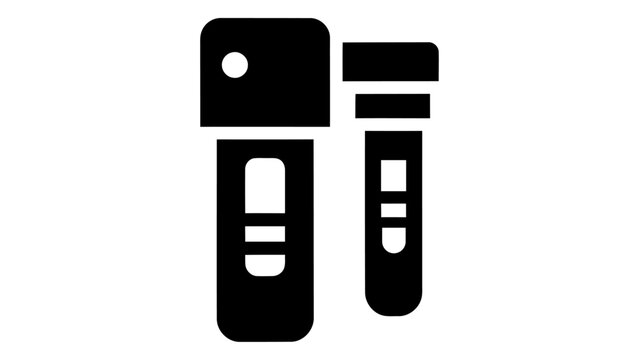 Water contamination test kit icon