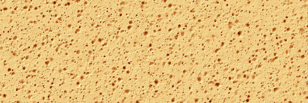 Macro Detail of Beige Porous Surface Sponge or Pumice Stone Texture for Organic Health Beauty and Natural Product Backdrops