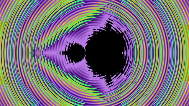 High tech radial iris abstract loop with rotating lines cyan gray interface style