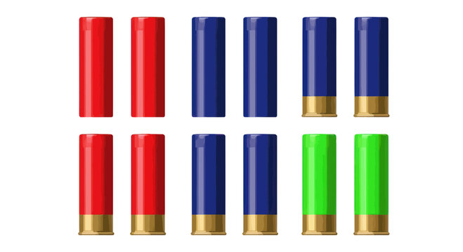 Colorful Shotgun Shells - Ammunition for Hunting and Sport Shooting
