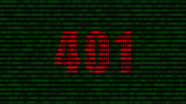 401 unauthorized error message on digital binary code background, cyber security and network access denied concept