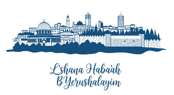 Hebrew Text on White Background.