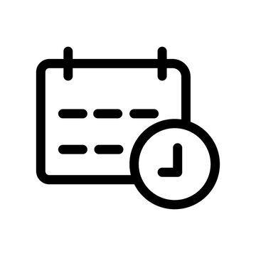 Calendar icon. Calender sign and symbol. Schedule icon symbol