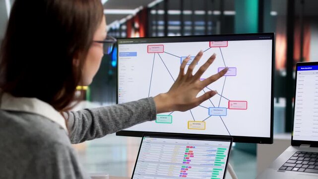 Auditor Using Association Chart And Spreadsheets To Analyze Transactions Data