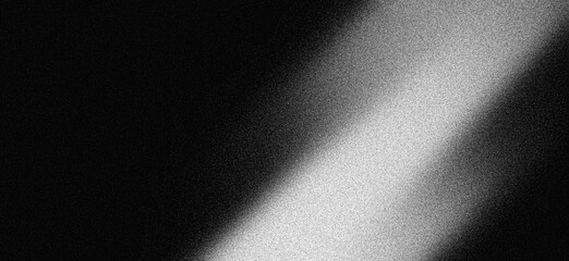 Black white abstract grainy background, noise texture dynamic shape, monochrome noise texture effect for web banner, poster, header, backdrop design
