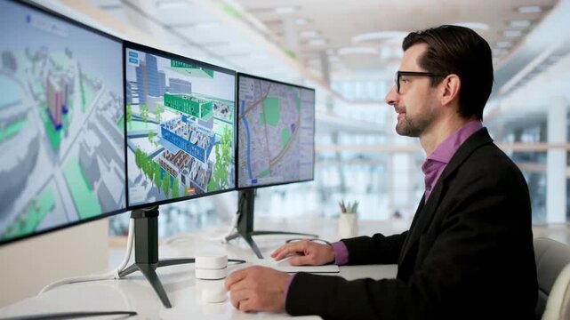 Engineer Uses 3D Software To Design Urban Twin