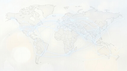 Fototapeta premium world map on blue background