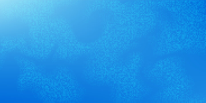 Blue Mathematical Plus Symbols Pattern. Math Design Elements Background. Medical Tech Background. Vector Illustration.