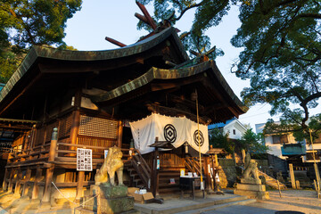 Obraz premium 日本の風景 広島県尾道市 艮神社