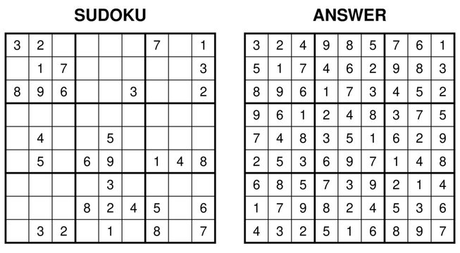 Challenging Sudoku Puzzle with Solution